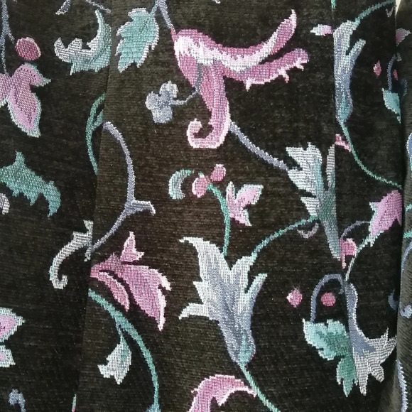 Marc by Marc Jacobs Corduroy Tapestry Crop Blazer Jacket Floral Jacquard Medium - Picture 10 of 16